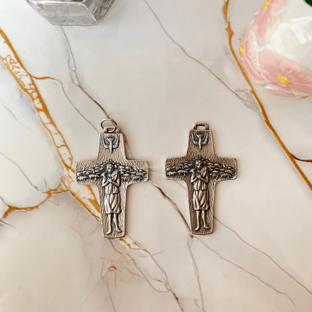 imagen jesus buen pastor hogar Peru cruz buen pastor zamac plata quemada